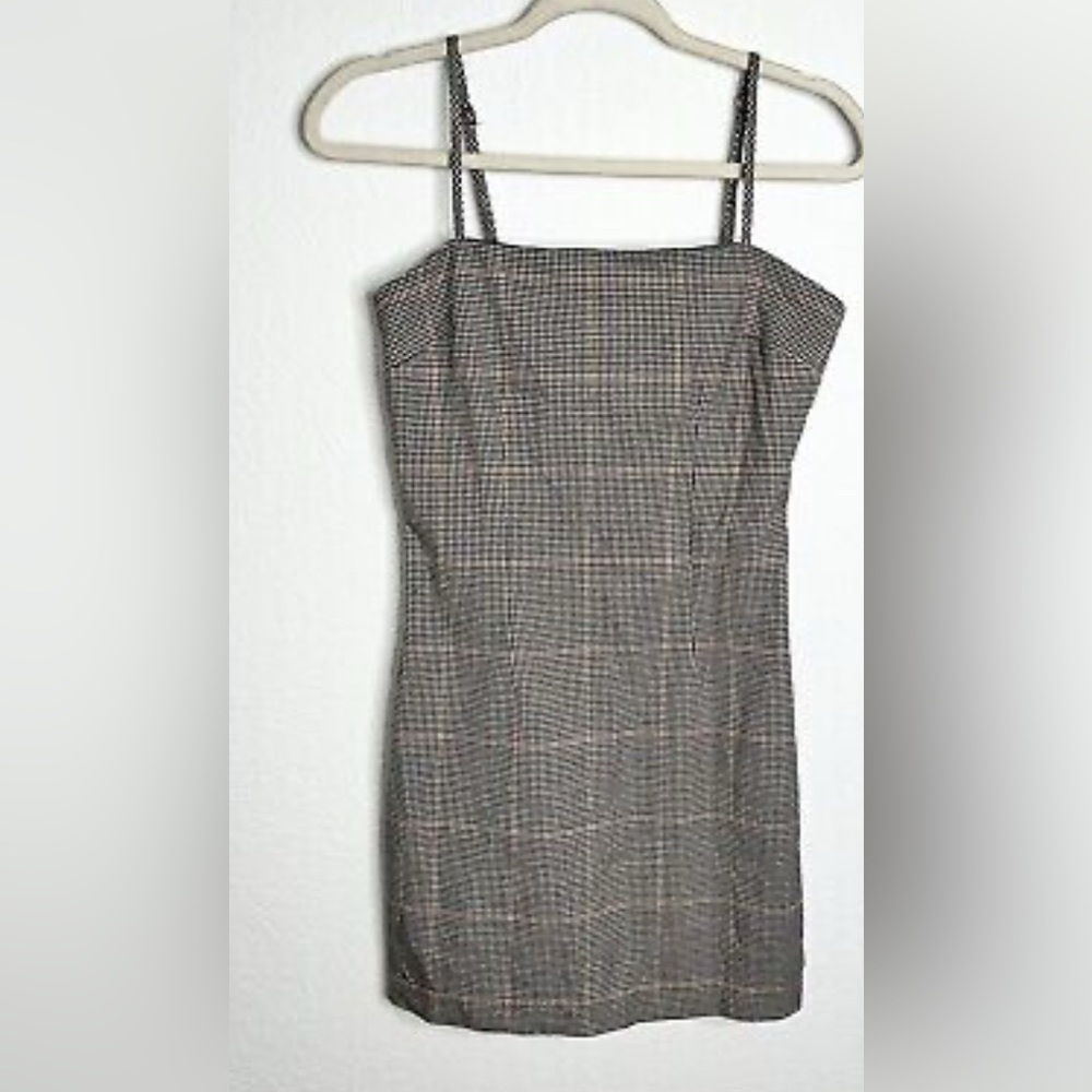 Forever 21 - Plaid Gray Straight Dress, sizeS